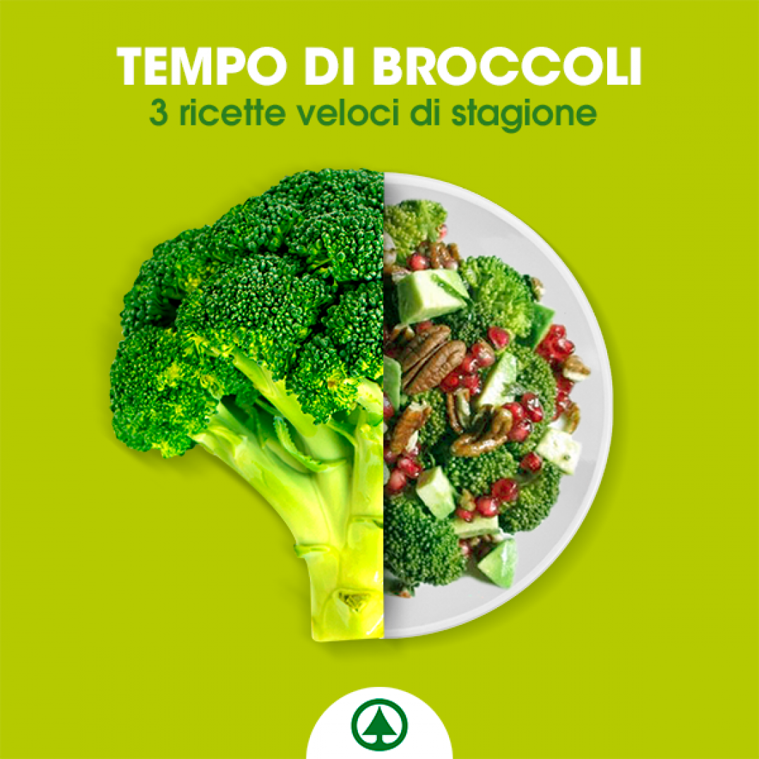 Ricetta Insalatina di broccoli, melagrana e noci