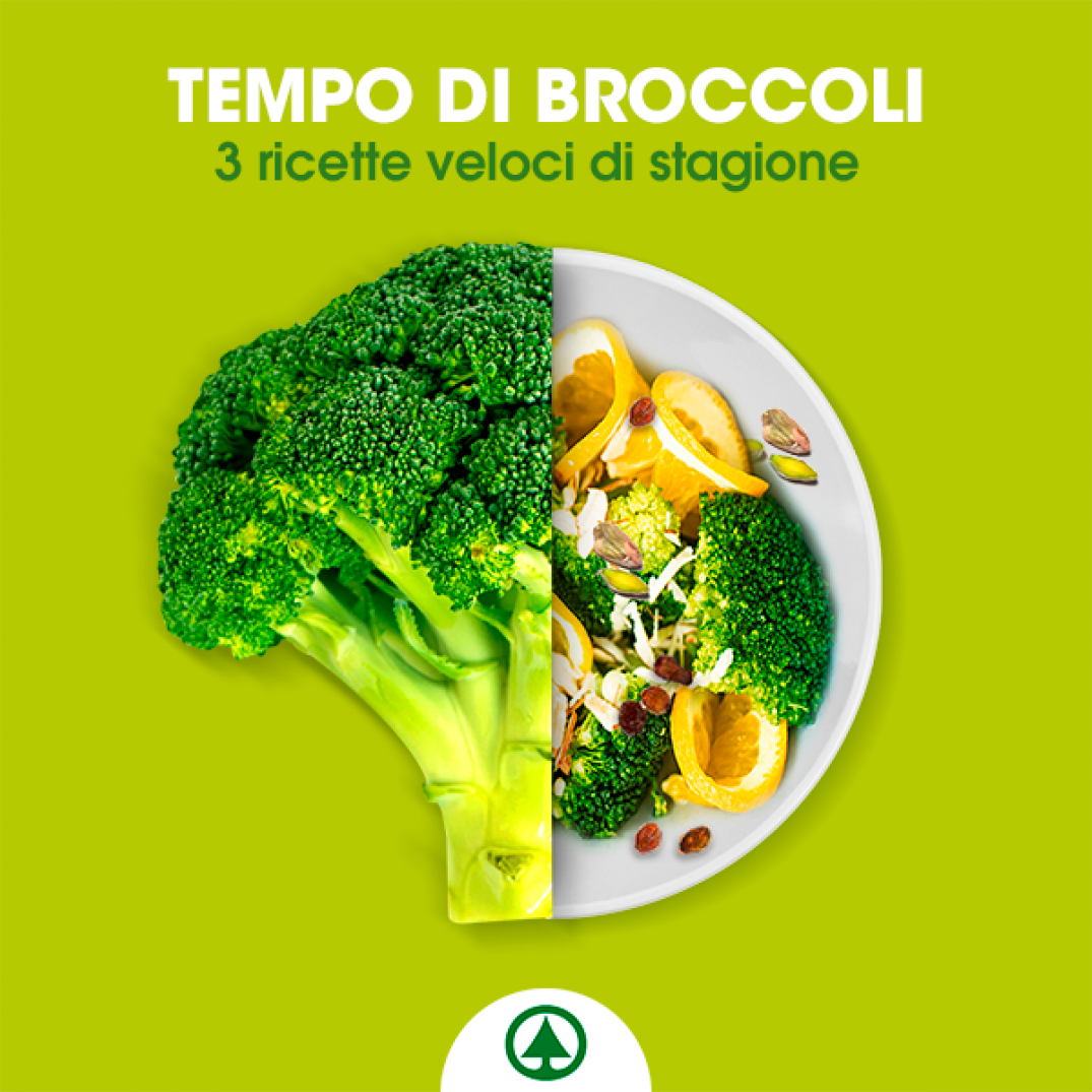 Ricetta Broccoli con uvetta, pistacchi e arancia