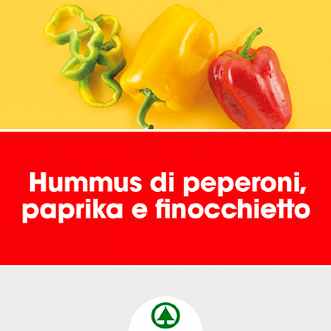 Ricetta  Hummus di peperoni, paprika e finocchietto