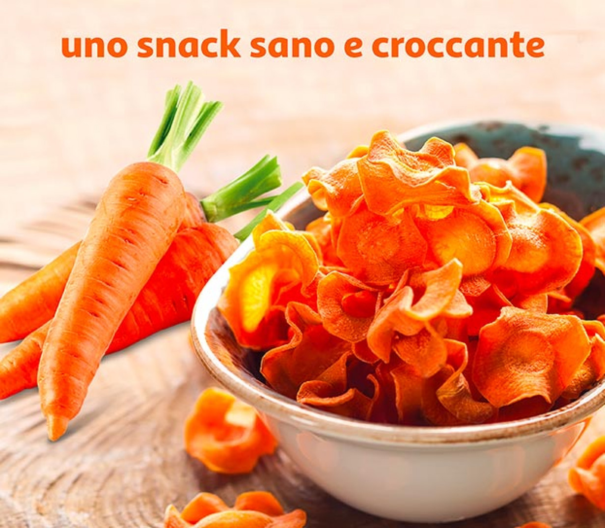 Ricetta  Chips di carote