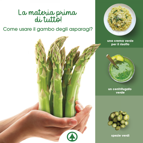 Usiamo gli scarti degli asparagi