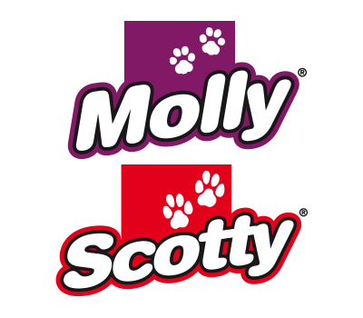 Prodotto a martchio Molly e Scotty despar